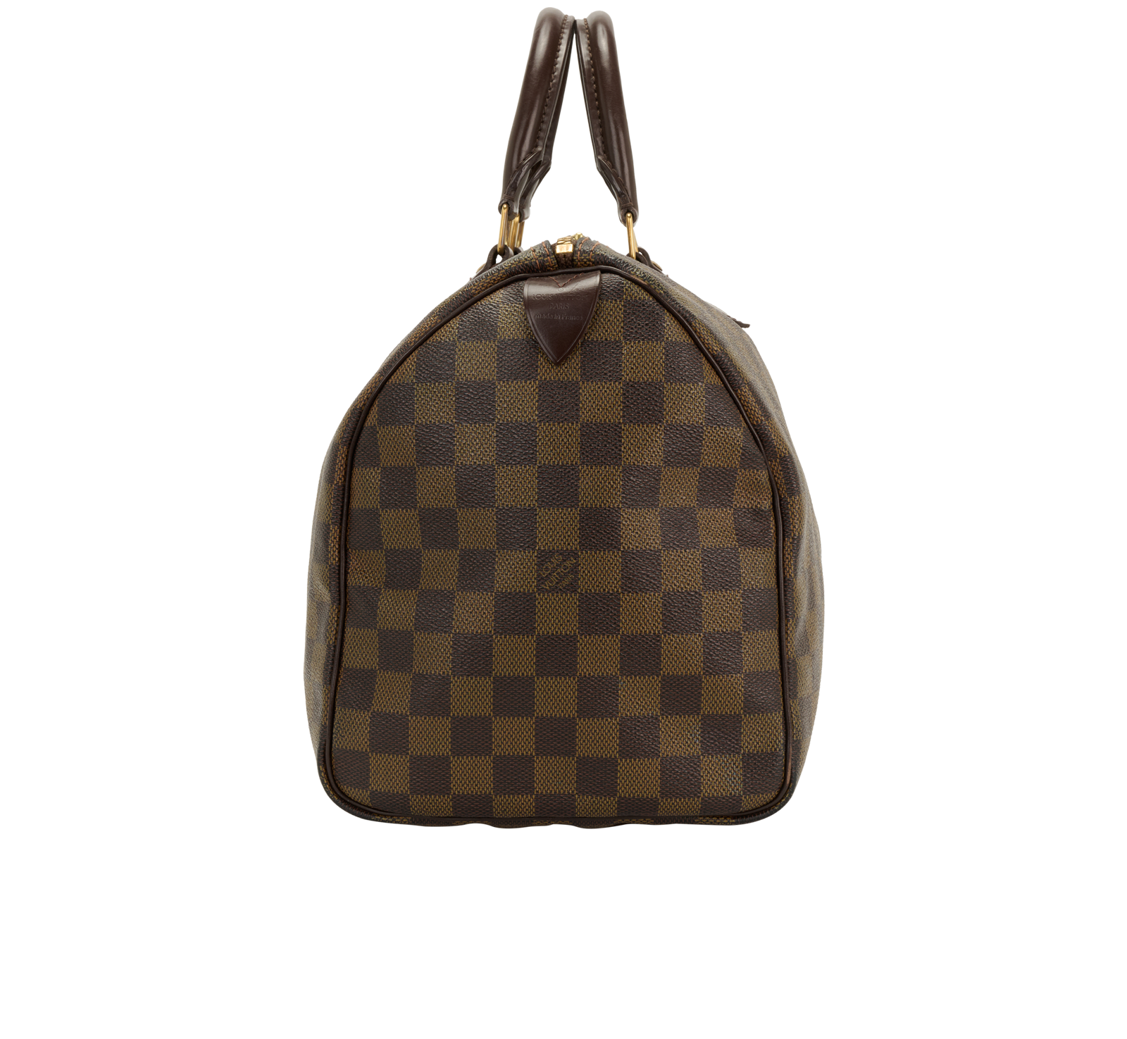 Speedy 35, &pound;710, Handbags, Brown, Canvas, Side view